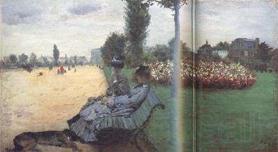 Giuseppe de nittis On a Bench on the Champs Elysees (nn02)